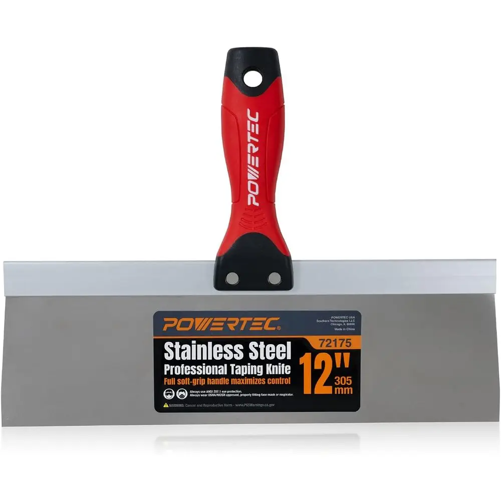 

12-дюймовый нож для обклеивания гипсокартона из нержавеющей стали, инструменты для нанесения гипсокартона 1 шт. (72175)