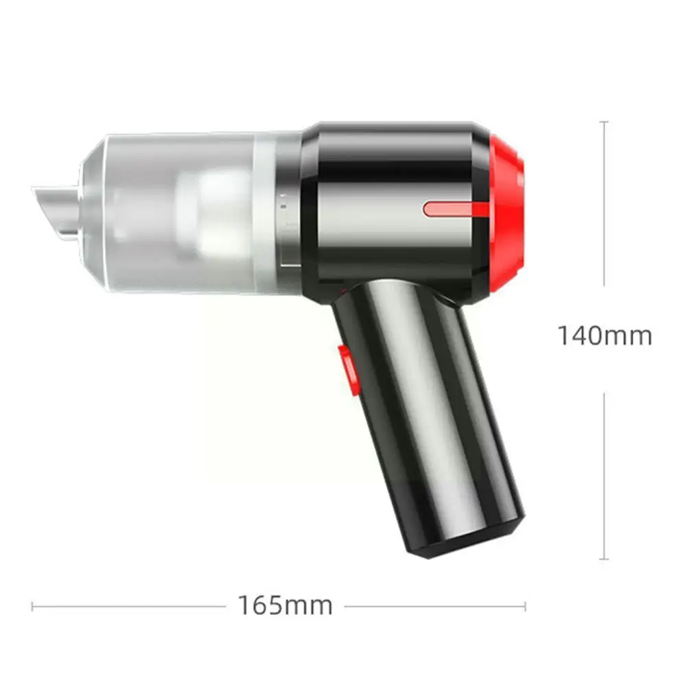 2in1 Mini Air Duster Electric Cleaner Tool Handheld Vacuum Cleaner & Cordless Air Blower For Computer Keyboard Piano Laptop A4u5