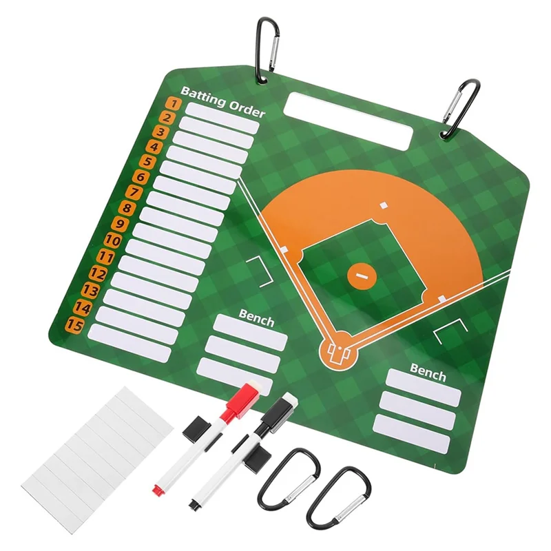 Tableau de Baseball magnétique J1UL1N, planche de ligne de Baseball, accessoires d'entraînement de Baseball, tableau marqueur effaçable à sec, écriture