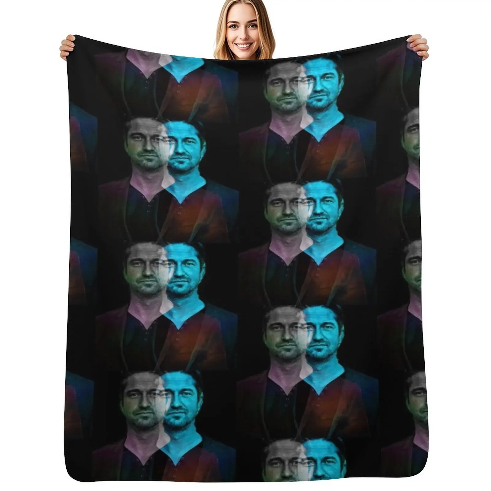 

Gerard Butler Throw Blanket Stylish Couch Blanket for Home Living Room