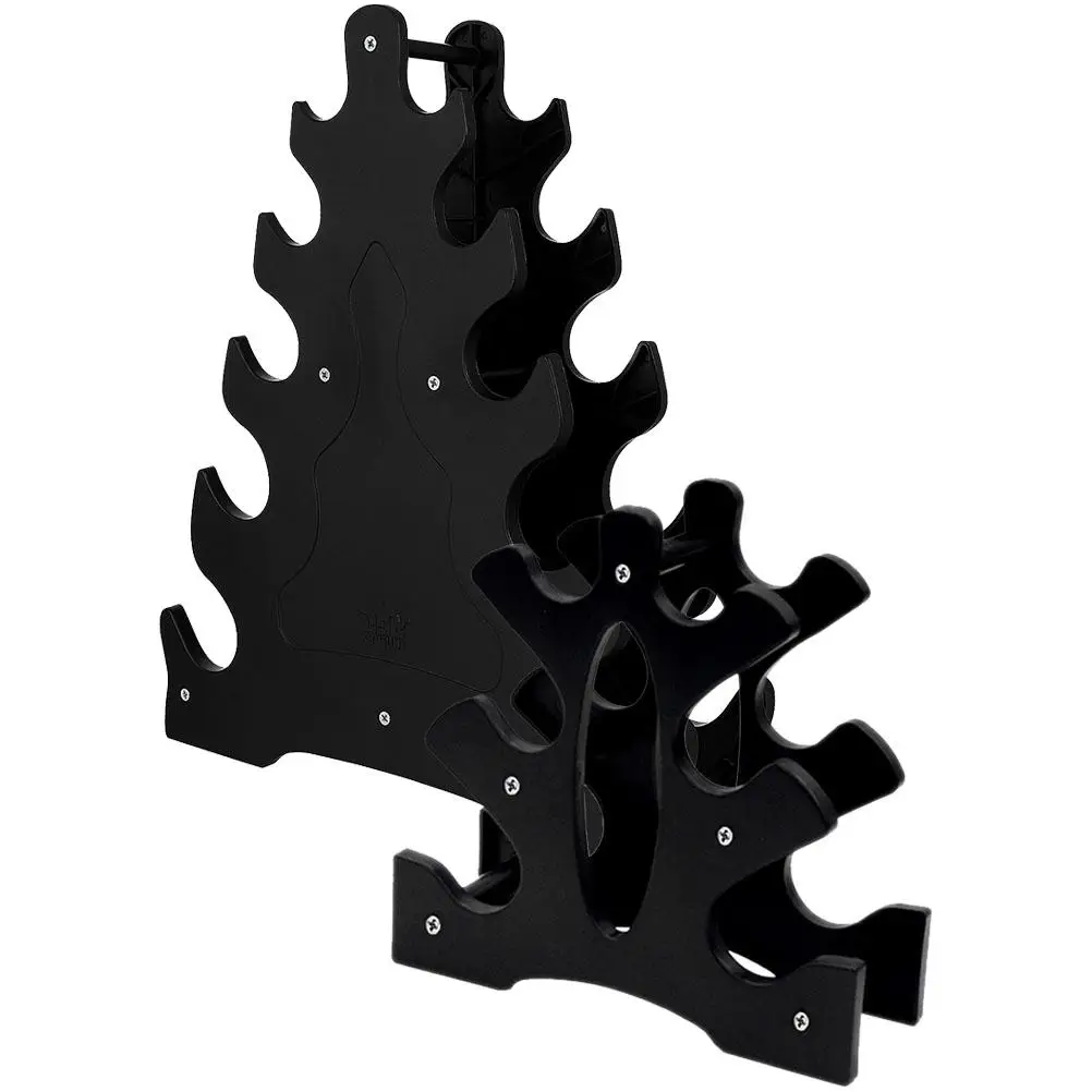 

2 Pcs Dumbbell Storage Rack Reasonable Price Bracket for Workout Heavy Stand Pp Plastic