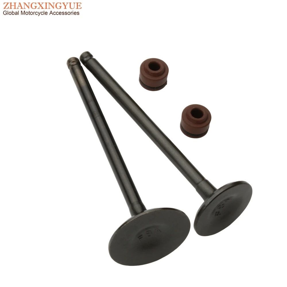 Scooter Intake And Exhaust Valves For SYM Fiddle 3 Jet 14 Symphony ST SR 125cc 200cc E4 14711-F8A-000 14721-F8A-000