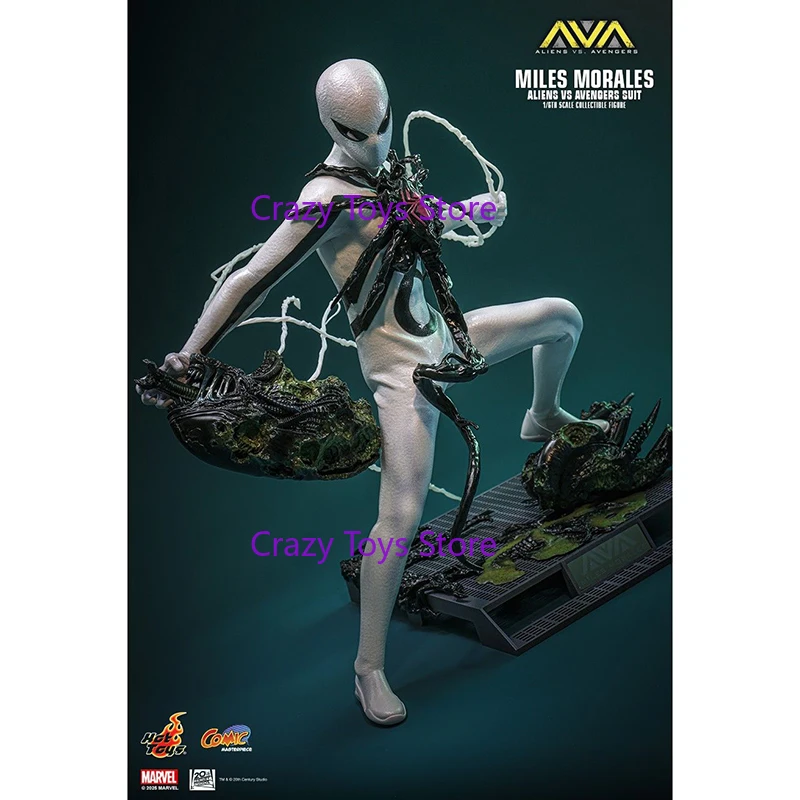 

В наличии оригинальные горячие игрушки HT CMS027 Alien Vs. Мстители Майлз Моралес Alien Vs. Набор Мстителей 1/6 WF 2025 аниме-игрушка