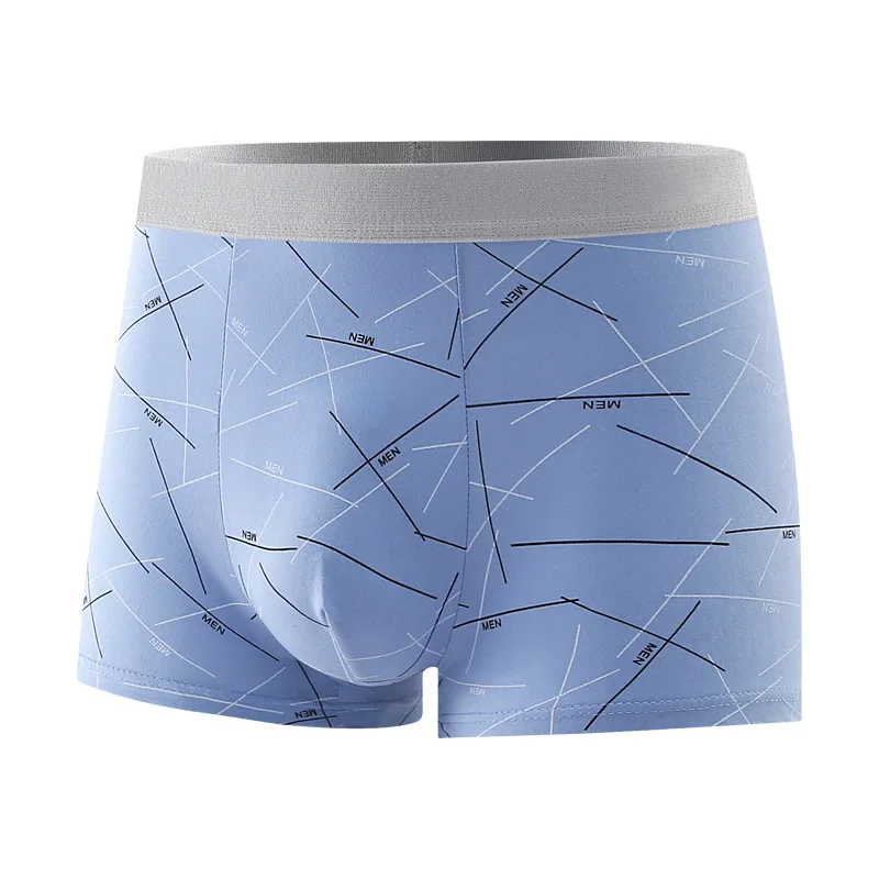 Herenondergoed Boxers voor heren Jeugd Boxers met middelhoge taille Grote broek Shorts Hoofdboxershorts Mannelijke comfortabele onderbroek