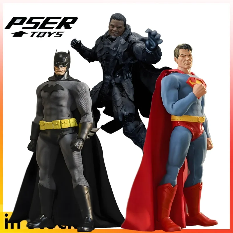 

PSERTOYS Original 1/12 Finished Product Movable Exquisite Doll Series Superman Batman Anime Toys Model Festival Gift for Boys