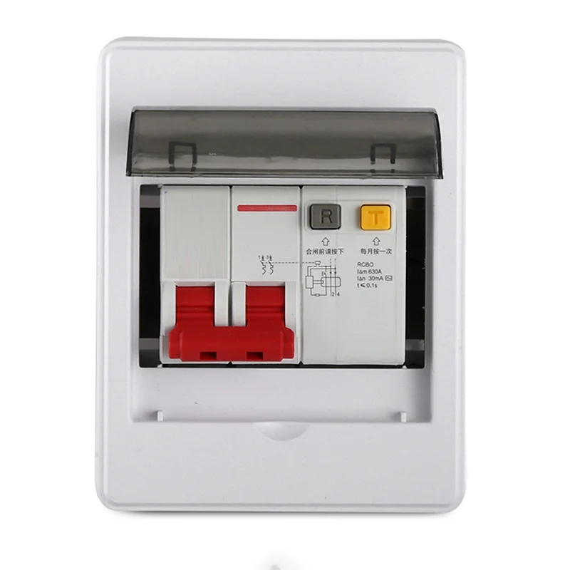 2-4Ways Junction Box Outdoor Transparent Cover Plastic Waterproof Electrical Distribution Box Circuit Breaker ABS Junction Box