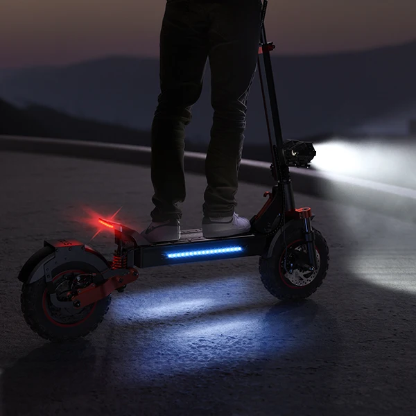 IScooter IX5S Elektroroller 1000W Motor E-Scooter 48V15AH Hochleistungs-Lithiumbatterie, Vordere und Hintere Ölscheibenbremsen + Elektronische Bremsen, Höchstgeschwindigkeit 45 km/h, Maximale Reichweite 65 km, 11 Zoll Offroad-Reifen, Brandneu Original – Detail 17