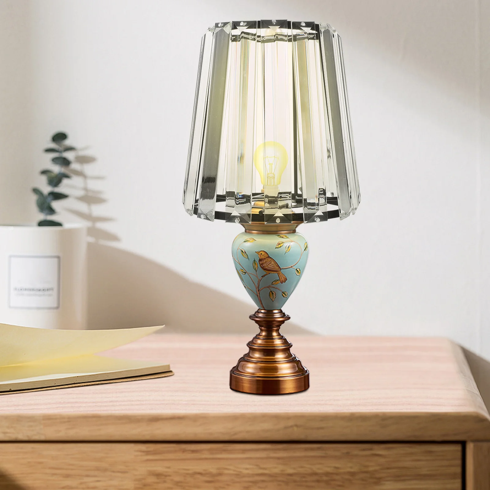 

Glass Lampshade Decorative Replacement for Pendant Ceiling Light Fixture Small Modern Retro Farmhouse Style Glass Lamp Shade