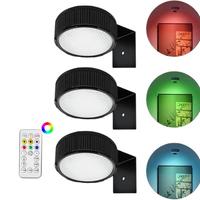 3Pcs Battery Operated Picture Light 24 Color Spotlight No Installation Magnetic Led Painting Light With Remote Dimmable