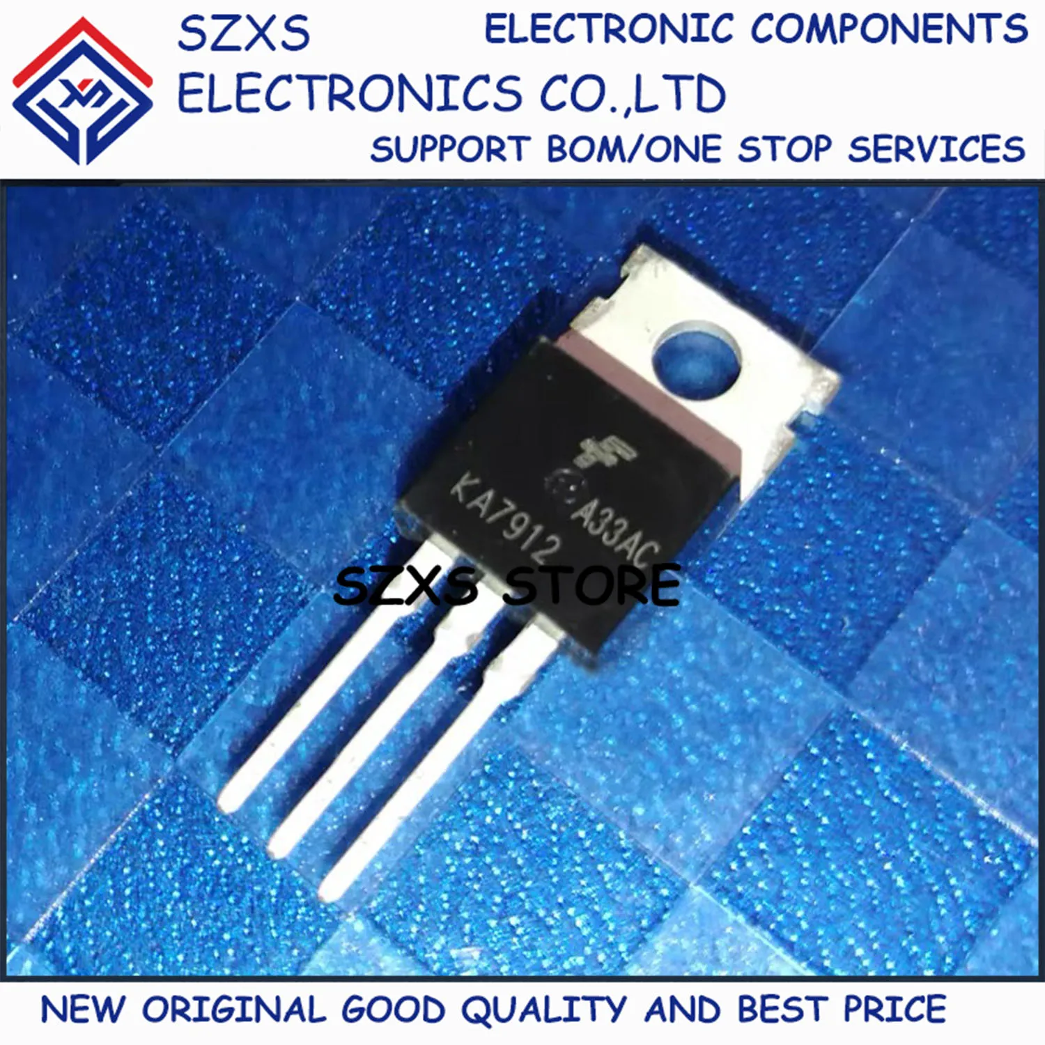 

New Original 10Pcs KA7912 KA7912TU TO-220 Three-terminal Voltage Regulator In Stock Electronic Components Good Quality