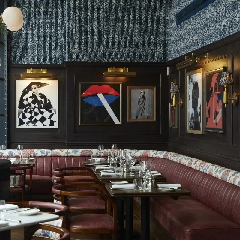 

l # customized high quality restaurant sofa U shape booth seating sofas commercial use retro leather booth sofa dining set