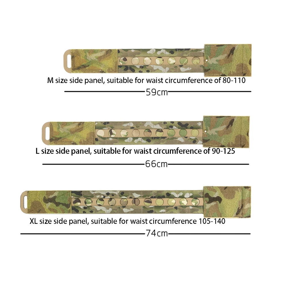 Tactical FCPC Vest Board Carrier Upgrade Side Panel Quick Release M L XL Tactical Gear for Sports And Outdoors