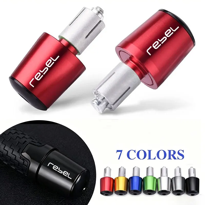 Motorcycle Handle Bar Ends Weight Handlebar Grips Cap Accessories For Honda Rebel 300 Rebel 500 CMX Rebel300 Rebel500 Rebel1100