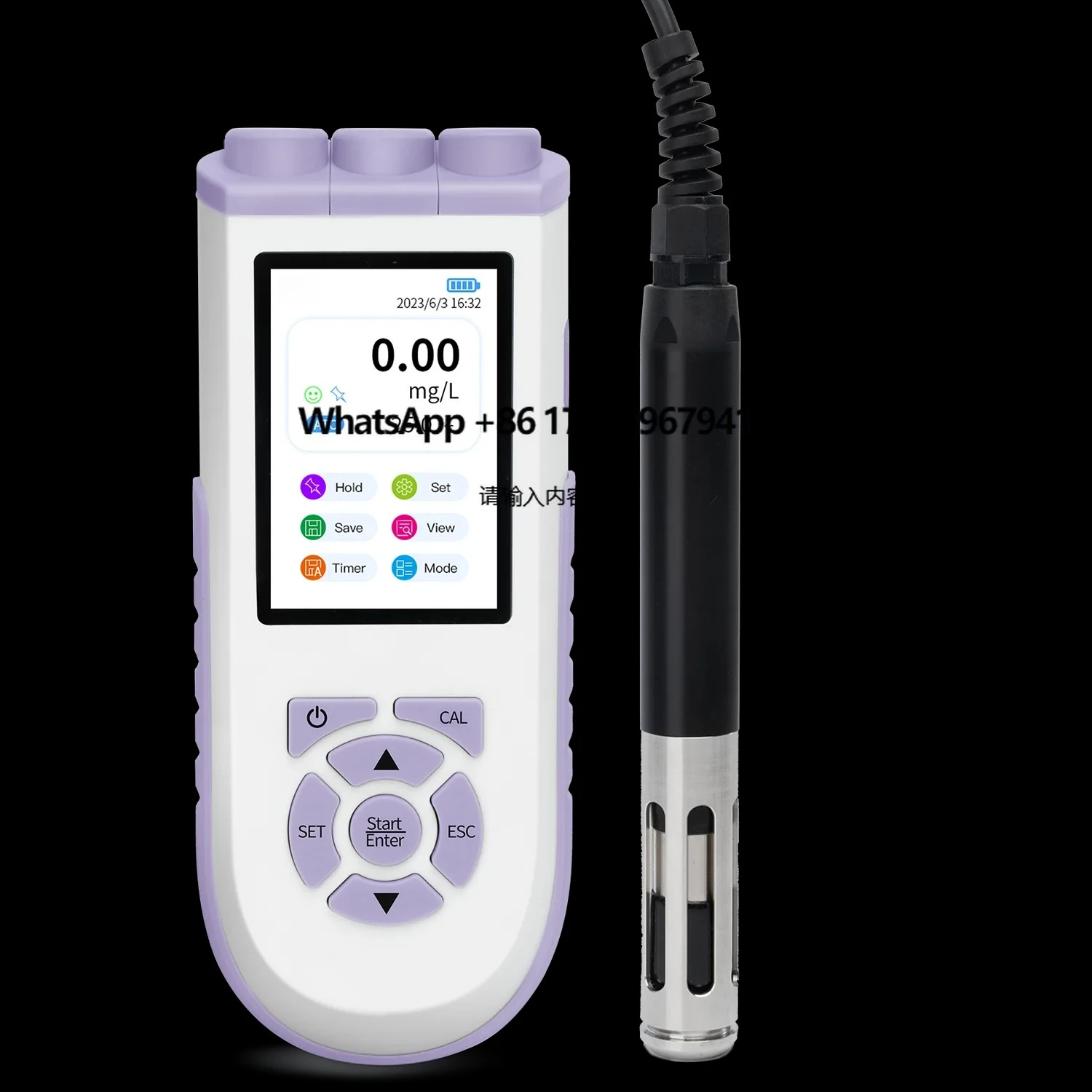 

Portable 8 in 1 Tds/ec/salinity/temp/orp/res/ph/DO Water Analyzer Digital Dissolved Oxygen Sensor Analyzer DO Meter Tester Kit