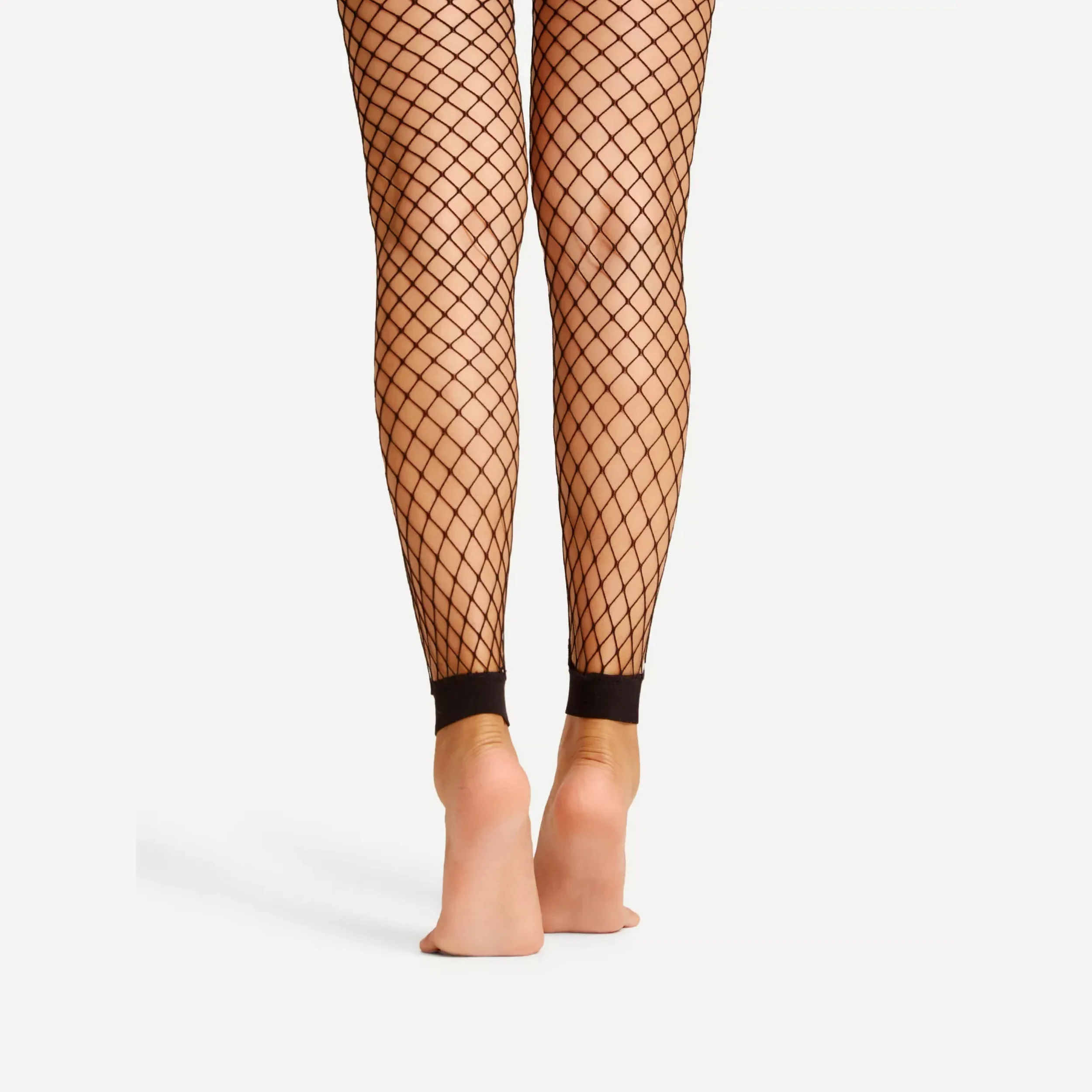 1 Pairs Women\'s Nine-Point Mesh Socks Sexy Hollow Fishnet Socks Nine-Point Leggings Mesh Socks