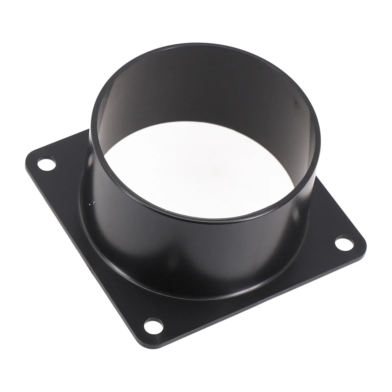 Connettore flangiato a parete in ABS per tubo di ventilazione Conduttura dell'aria Cappa Tubo Collegamento parti dell'attrezzatura di uscita di scarico 75/100/120mm