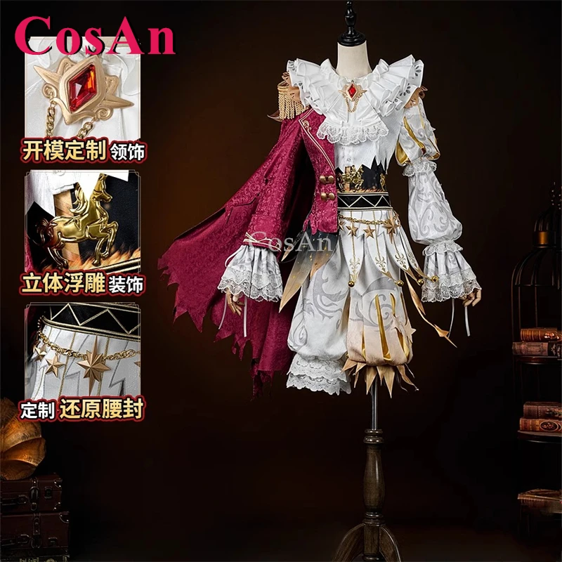 

CosAn Game Identity V Joker/Clown Cosplay Costumes Noisy King Of The Stars Fashion Uniforms Halloween Party Role Play Clothing