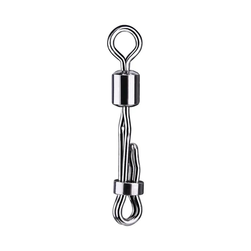 Stainless Steel 6lb Working Load Limit Fishing Line Swivels Wholesale 8-Shaped Fishing Tackle Accessories Quick Line