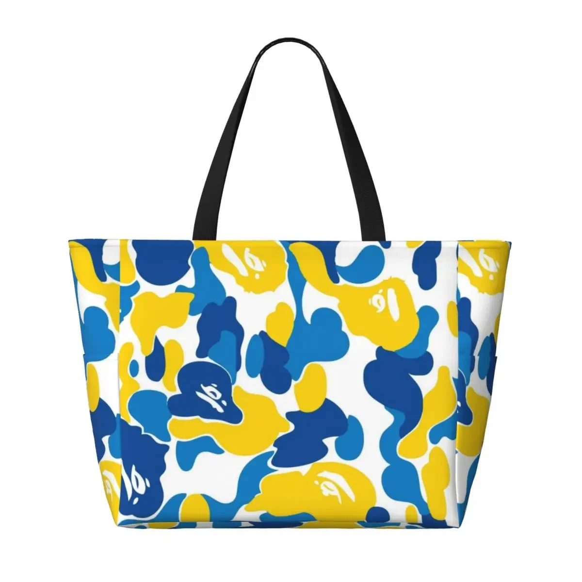 APE-Bape Large Summer Beach Bag Ideal for Beach, Travel, & Camping