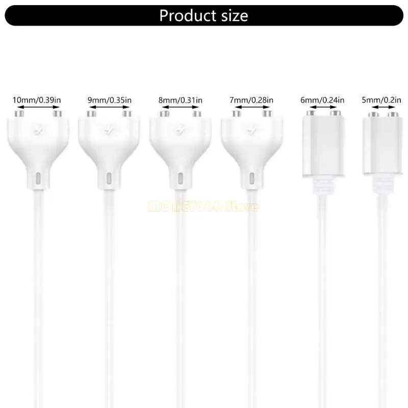 F62C 전기 칫솔 용 충전 케이블 스마트 워치 USB 자기 충전 케이블