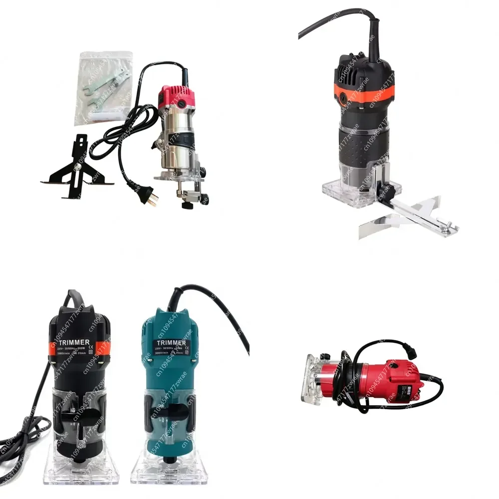 1000W Corded Electric Polishing Machine Hand Wood Carving Palm Router Laminate Laminator Edge Milling Machine 1
