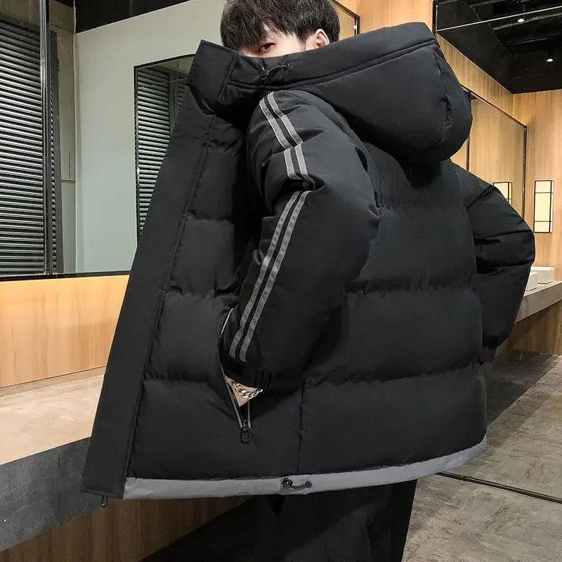 

​Heavyweight Padded Coat for Men Thermal Heated Winter Jacket Thickened Warmth Youth Style Outerwear​