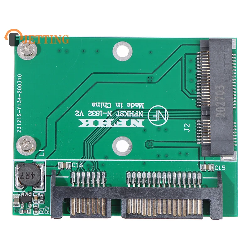 1pcs padrão MSATA SSD para 2,5 polegadas SATA adaptador conversor placa de cartão laptop desktop