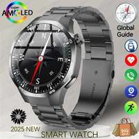 New Huawei WATCH GT 5 Pro Men Smartwatch NFC Sensing Compass Advanced Sports Smart Watch Sunflower GPS System Fashion Watch Gift