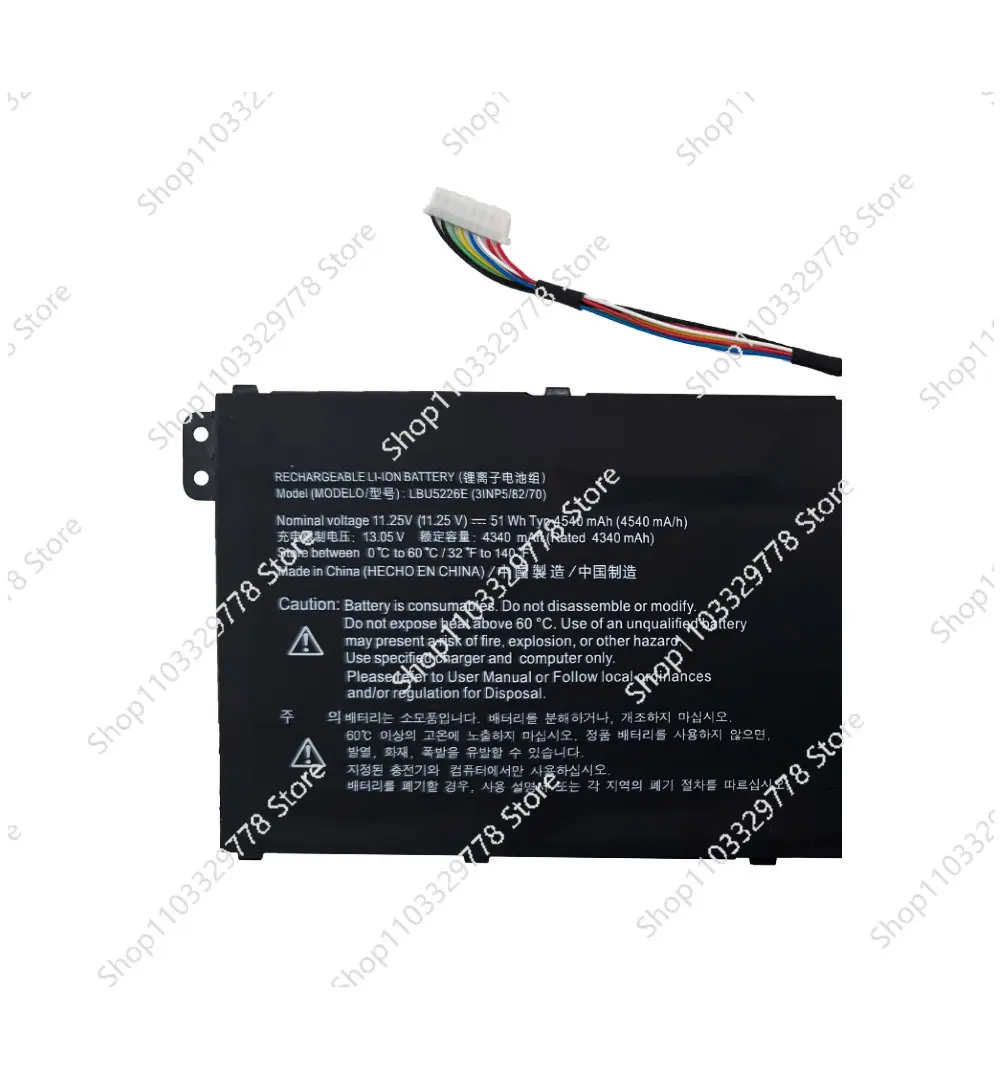 11.25V 51Wh 4540mAh LBU5226E Laptop power unit  For  EAC64581401 199020020062 PG19A4 Series
