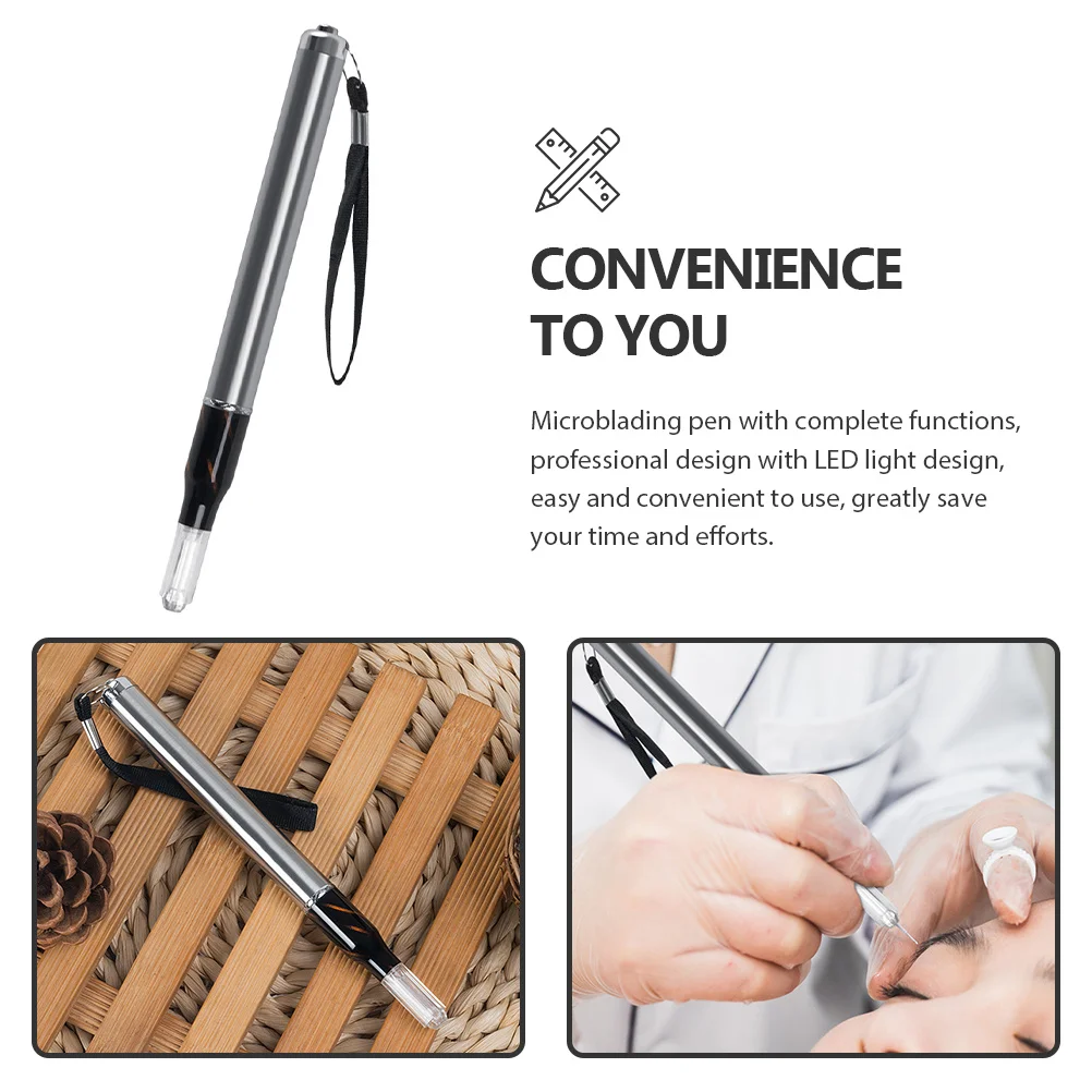 

Professional LED Microblading Pen Essential Tool for Tattoos Shop Eyebrow Tattoos Pen Multifunctional Tattooing Accessory