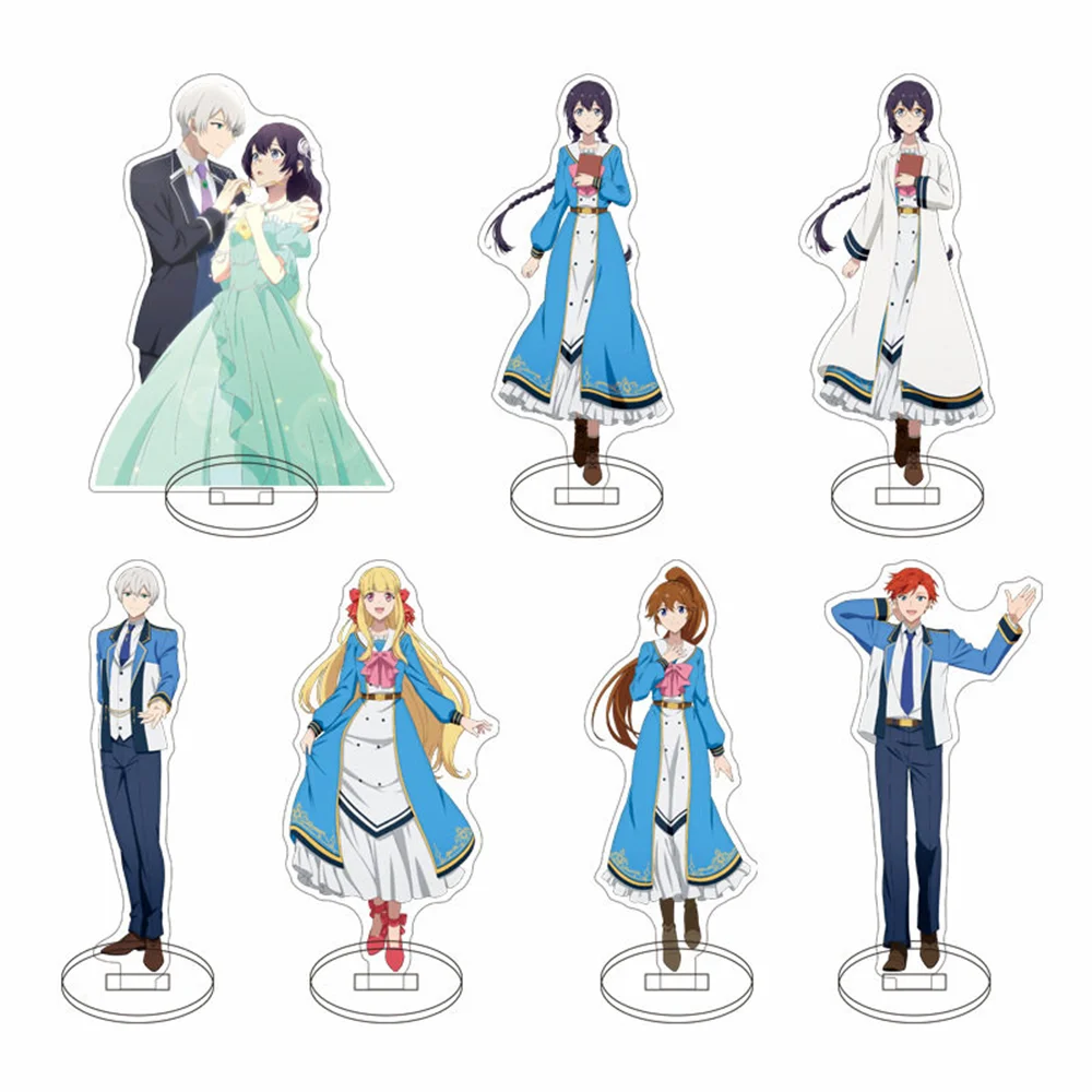 15cm Anime-Schlüsselanhänger 'Even Though I'm a Super Timid Noble Girl' Acryl-Standfigur Cosplay-Charakter Geschenke Dekorationsartikel