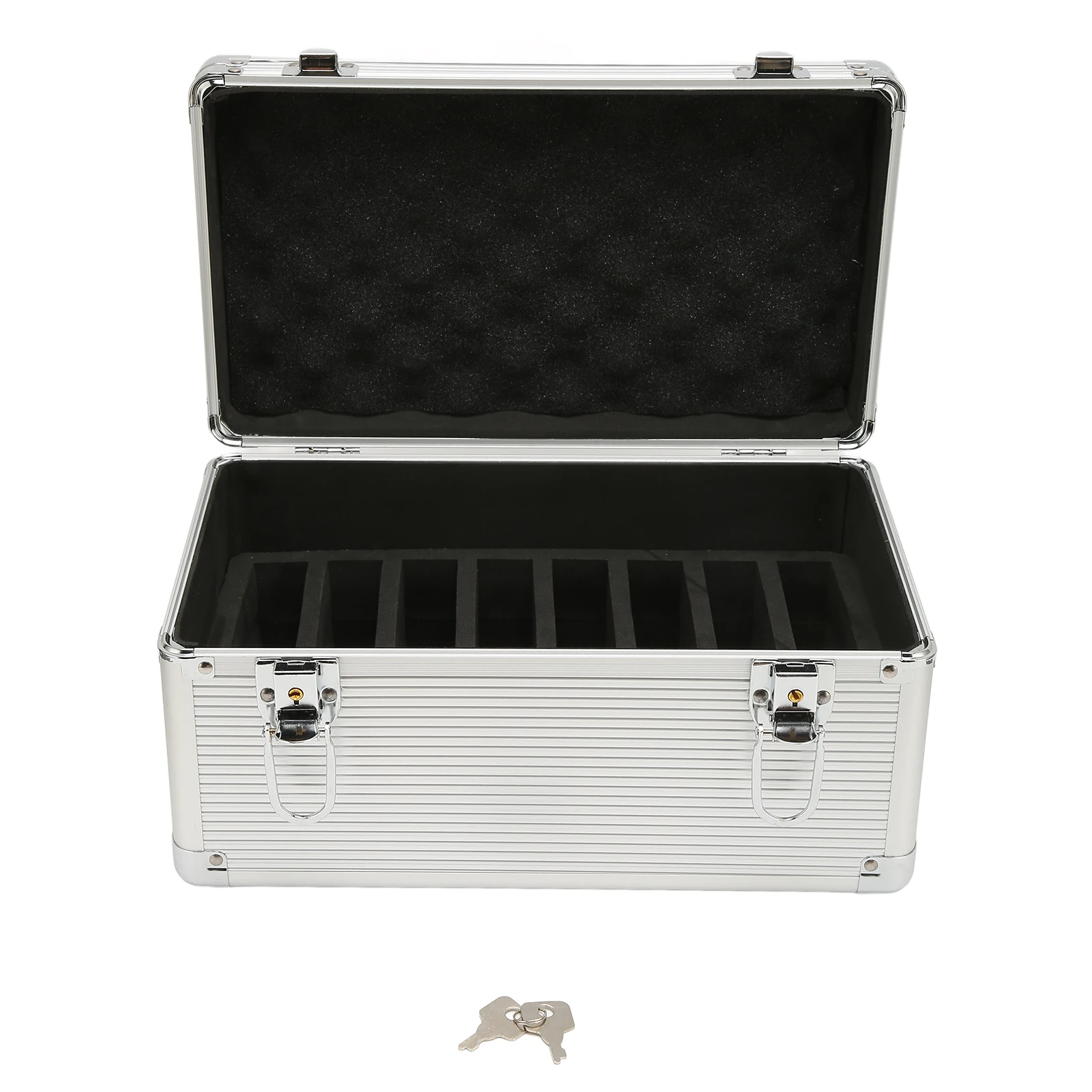 

Hard Drive Storage Box 10 Bay Shockproof Hard Drive Storage Case with Security Lock 1 Tool Placement for 3.5in Hard Drives