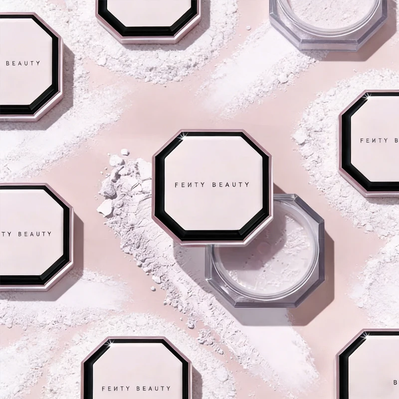 

Пудра для фиксации макияжа Fenty Beauty Flawless Ultra-Fine Soft Focus Retouch | Рассыпчатая пудра для контроля жирности, матирующая, стойкая, без эффекта блеска