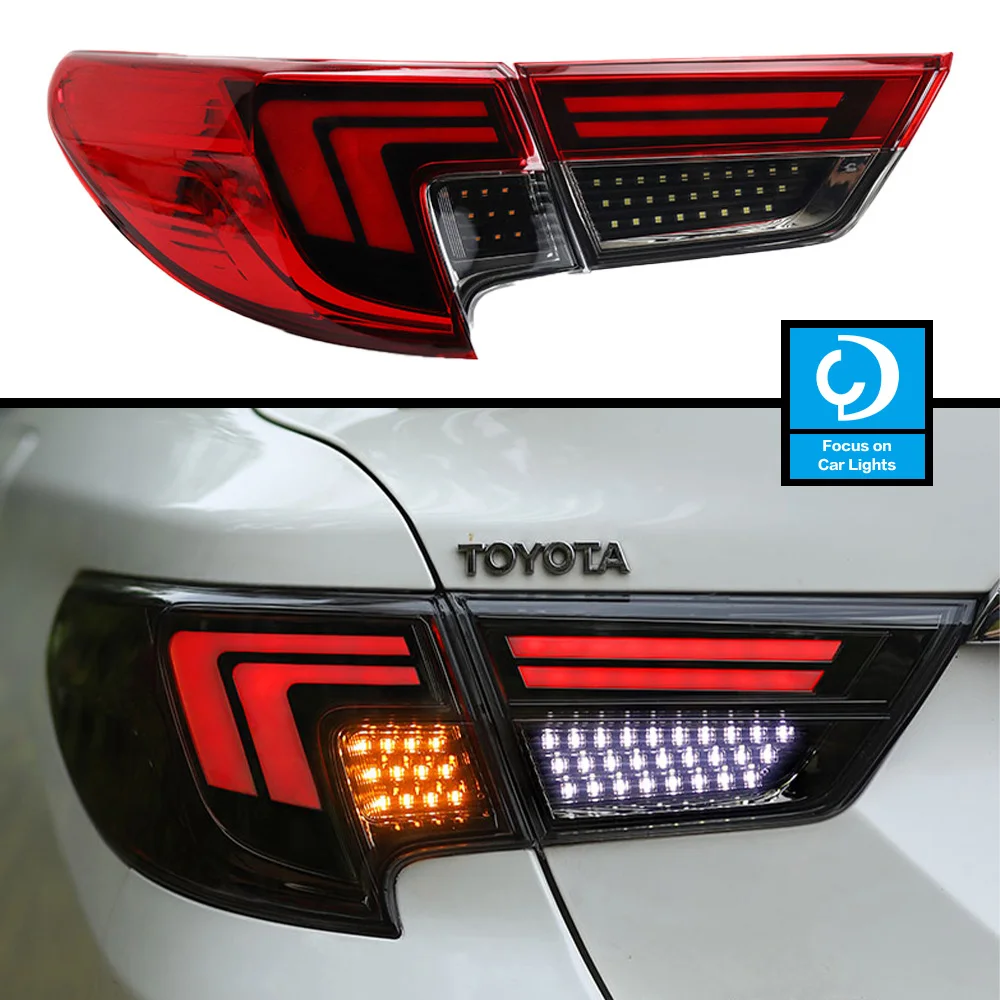 Taillights Styling for Toyota Mark X Tail Lights 2014-2019 Tail Light LED DRL Running Signal Brake Reversing Parking Lighthouse