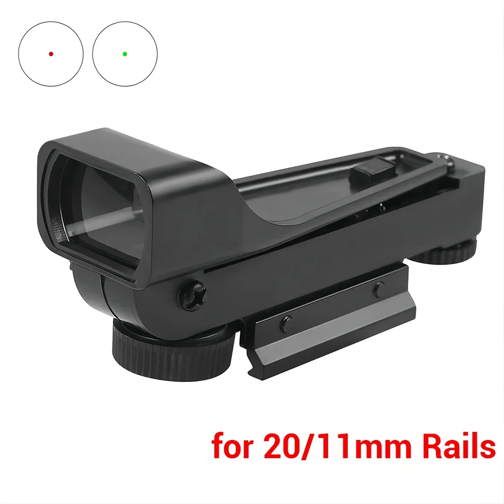 Airsoft Red Green Dot Sight Riflescope Optical Reflex Sight for 20/11mm Rail Airsoft Game Scope for Outdoor Hunting