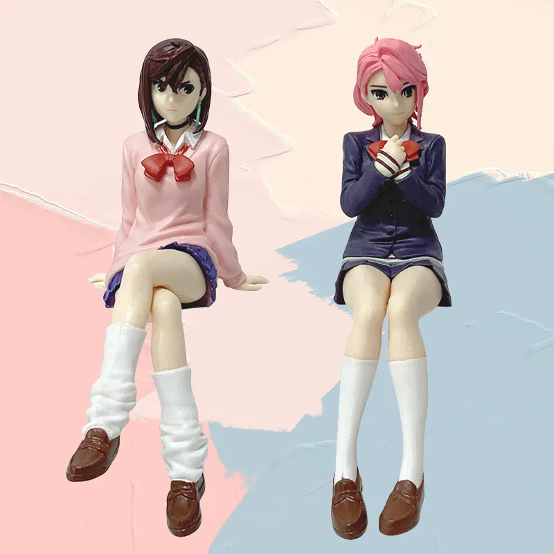 มีสินค้าในสต็อก ฟิกเกอร์อนิเมะ ดันดะดัน โมโมะ อาซาเอะ ชิราโทริ ไอร่า ท่าทางนั่ง  แบบประกอบเอง  วัสดุ PVC ของเล่นสะสม  ของขวัญ