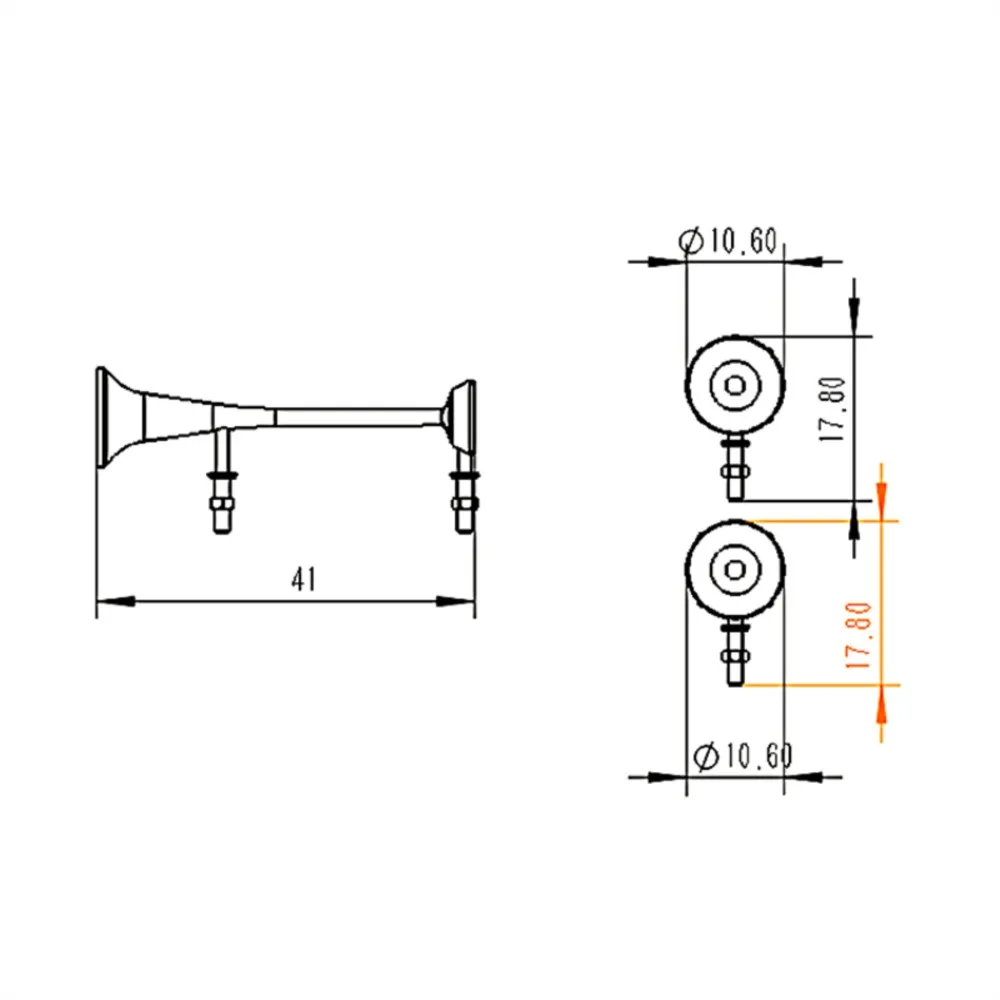 LESU Metal Roof Horn Parts For RC Tractor Truck 1/14 DIY Tamiyaya Trailer Model DIY Car Outdoor Toys TH16407