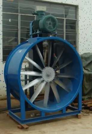 400mm industrial exhaust cooling belt driven axial flow fan