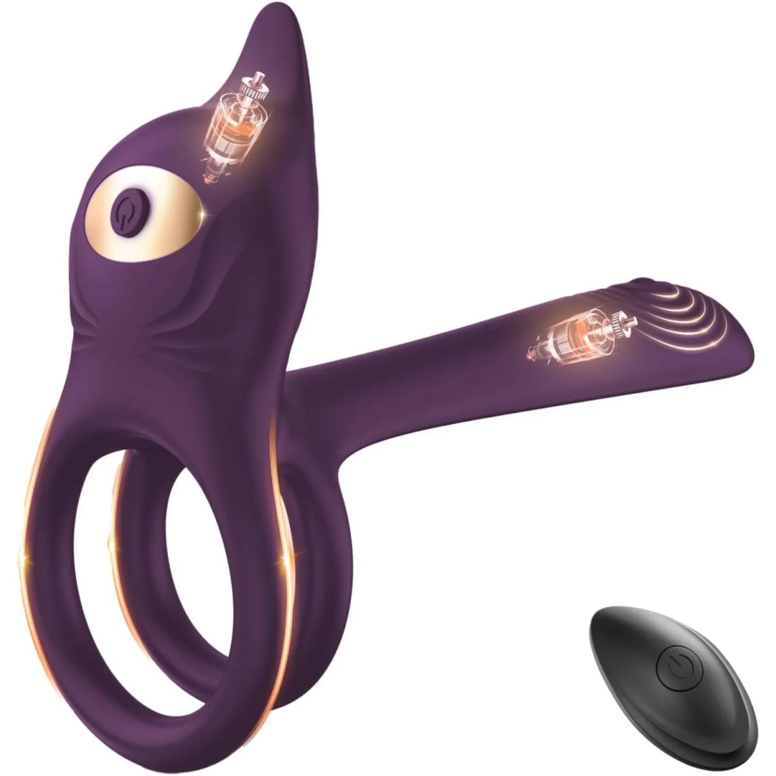 2026 Upgraded Version 10 Vibration Modes Men Ring Toy Multifunctional Vibration Massager Rechargeable Adult Intimate Toy for Men