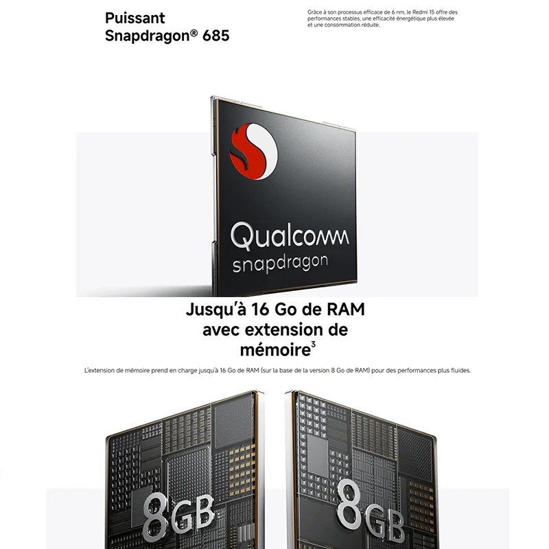 هاتف Xiaomi Redmi 15 NFC، سنابدراجون ® كاميرا 685,6.9 بوصة FHD، 144 هرتز، كاميرا 50 ميجابكسل، بطارية 7000 مللي أمبير، IP64 #6