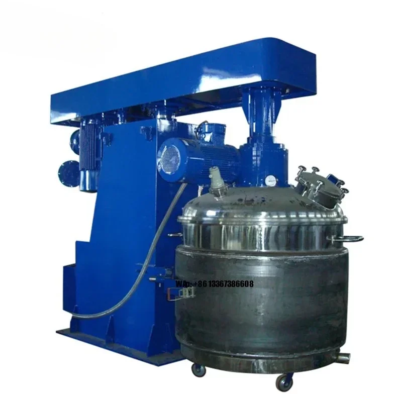 Automatic Cream and Lotion Mixing Machine Pigment Dispersion Mixer Batch Mixing Equipment Shampoo Conditioner Paints Stirring