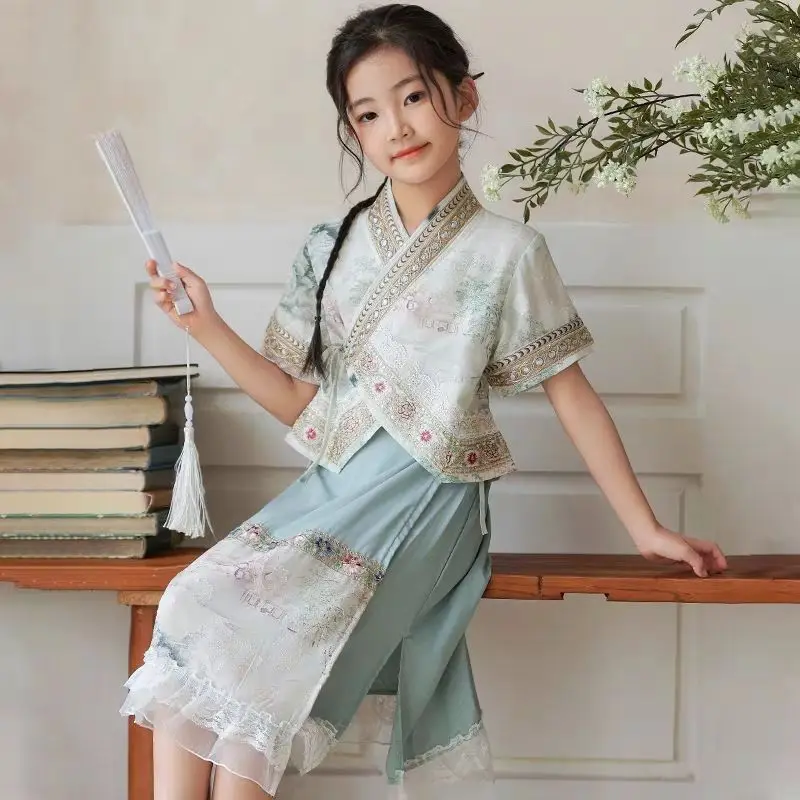 

Dai National Kids Garment water-sprinkling Festival Performance Thailand Clothing Chinese Travel Dance Clothes Cosplay Clothing