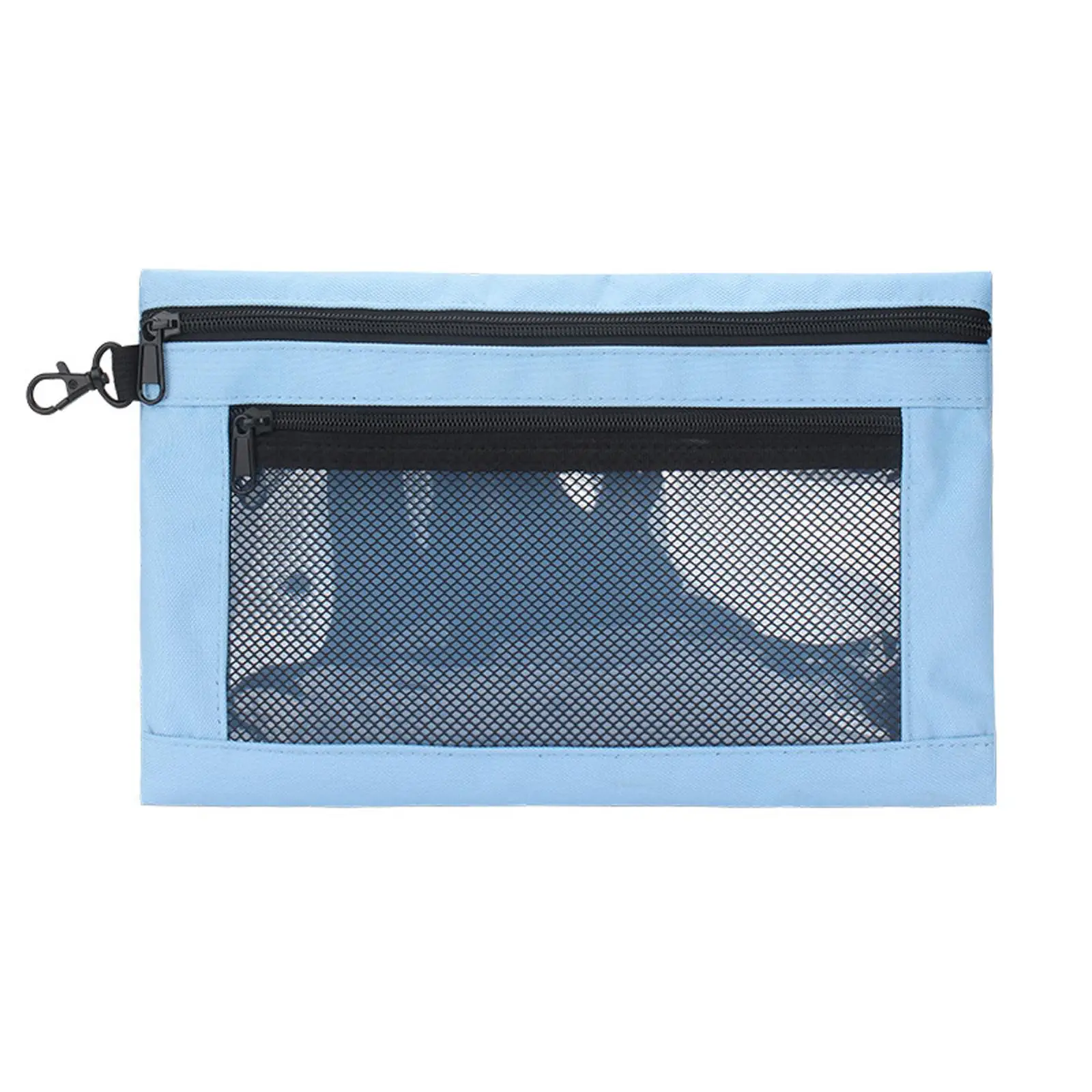 Compact Tool Bag Organizer Case Waterproof Oxford Pouch with Rotatable Hook for Electrician Work Gear