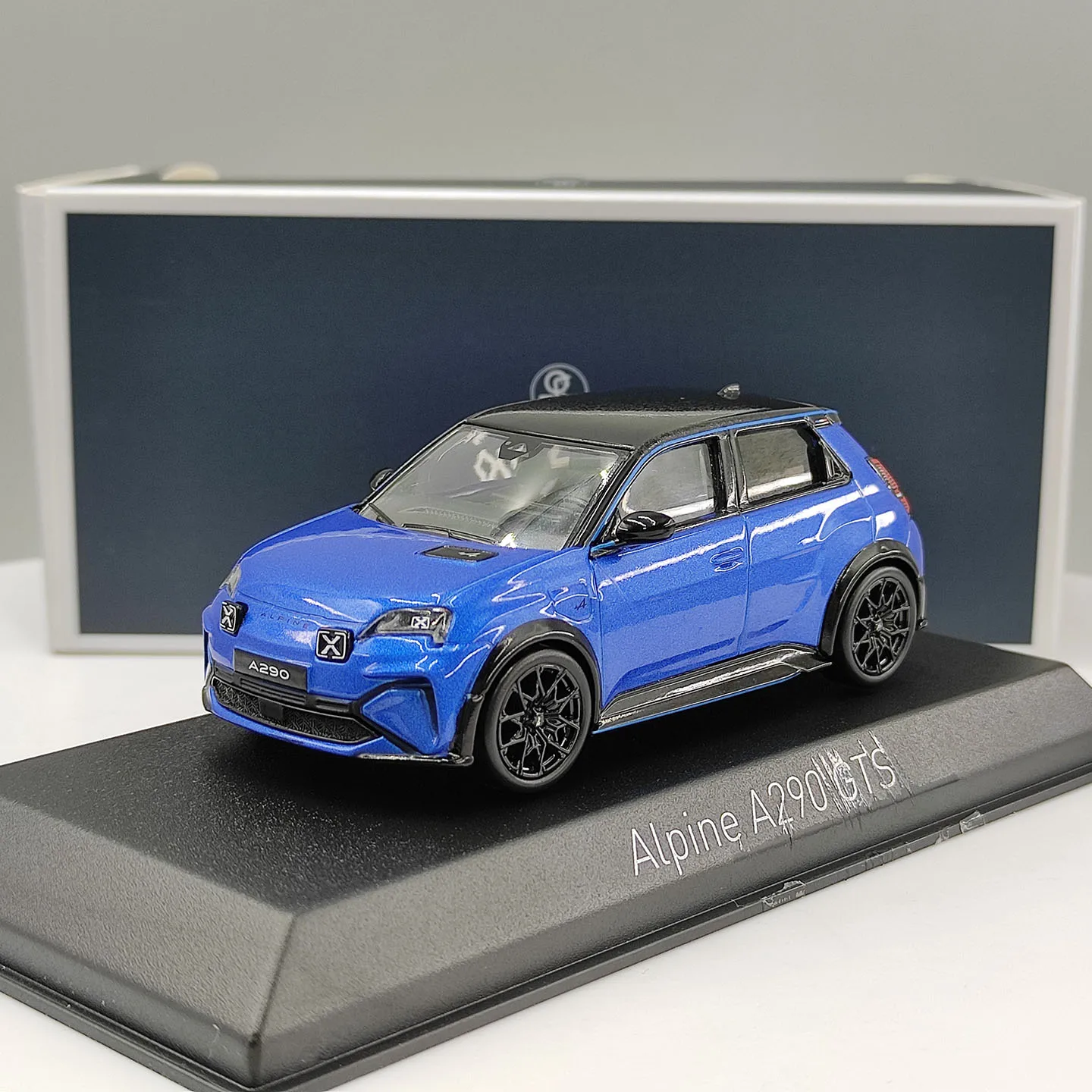 Diecast NOREV 1:43 Scale A290 GTS 2025 Blue Alloy Car Model