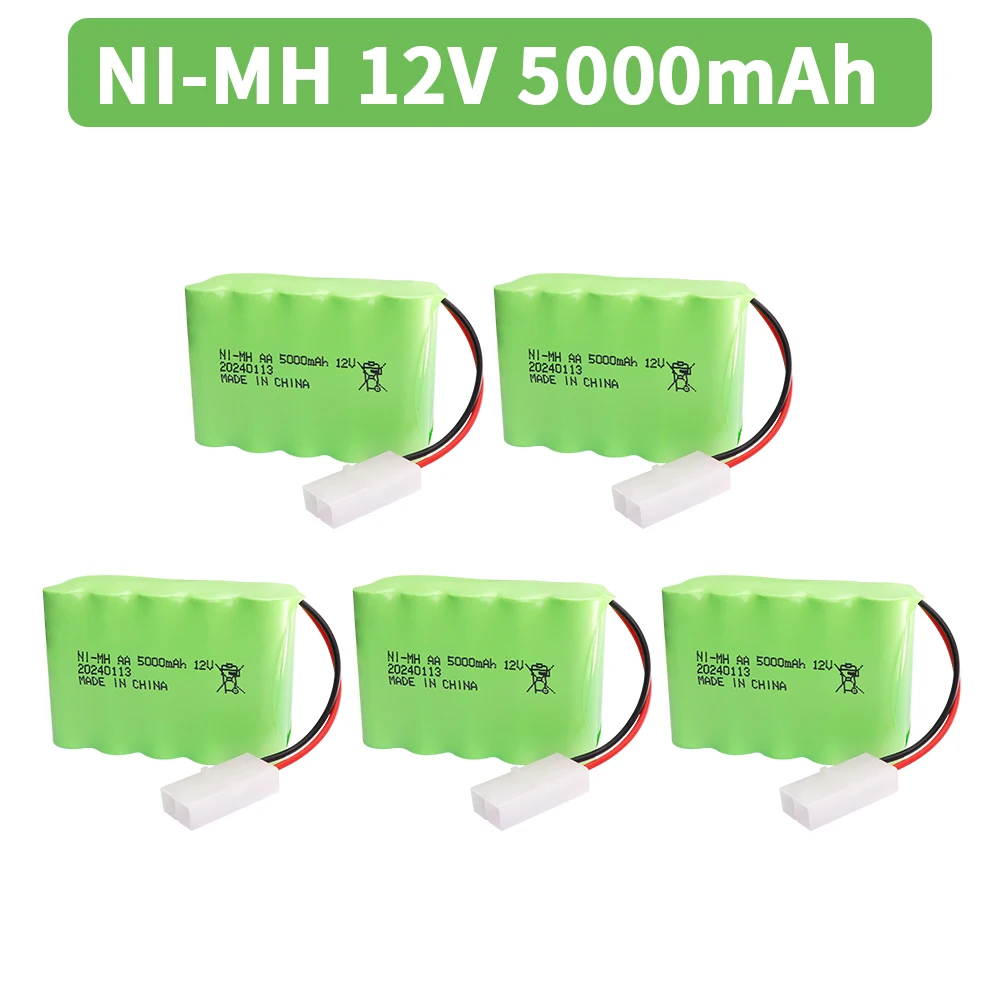 Ni-MH 12V 5000mAh AA Battery 12V NiMH Batteries Pack high capacity nimh Battery for remote control toy car boat truck toys model