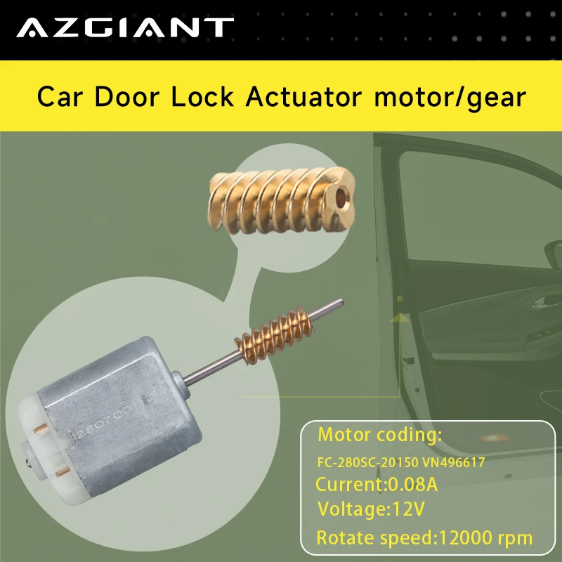 

Car Central Door Lock motor FC-280SC Worm 3T Repair Tools For Hyundai Elantra MK6 GT Avante MK6 Venue i30 vehicle accessories