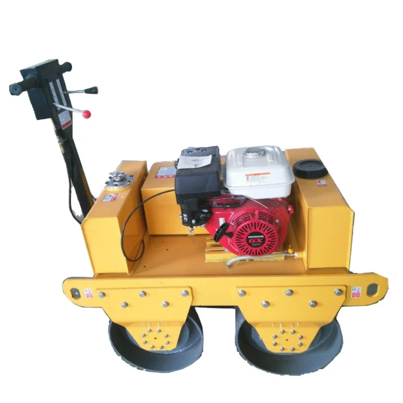 Factory Price Portable Construction Road Roller Machinery High Efficiency Pavement Equipment Vibrator Mini Compactor Roller Sale