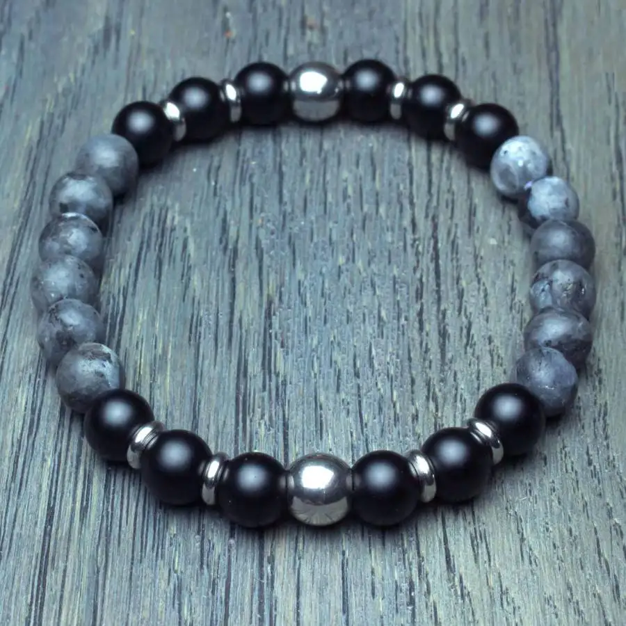 

Браслет из бусин ручной работы из натурального камня, мужской браслет-манжета на пуговицах, четки Рамадана, женская медитация, праздничный подарок, повседневная одежда