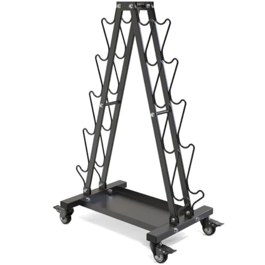 

Многофункциональная 3-ярусная стойка для гантелей Heavy Duty: черная подставка для хранения гантелей, оборудование для домашнего спортзала