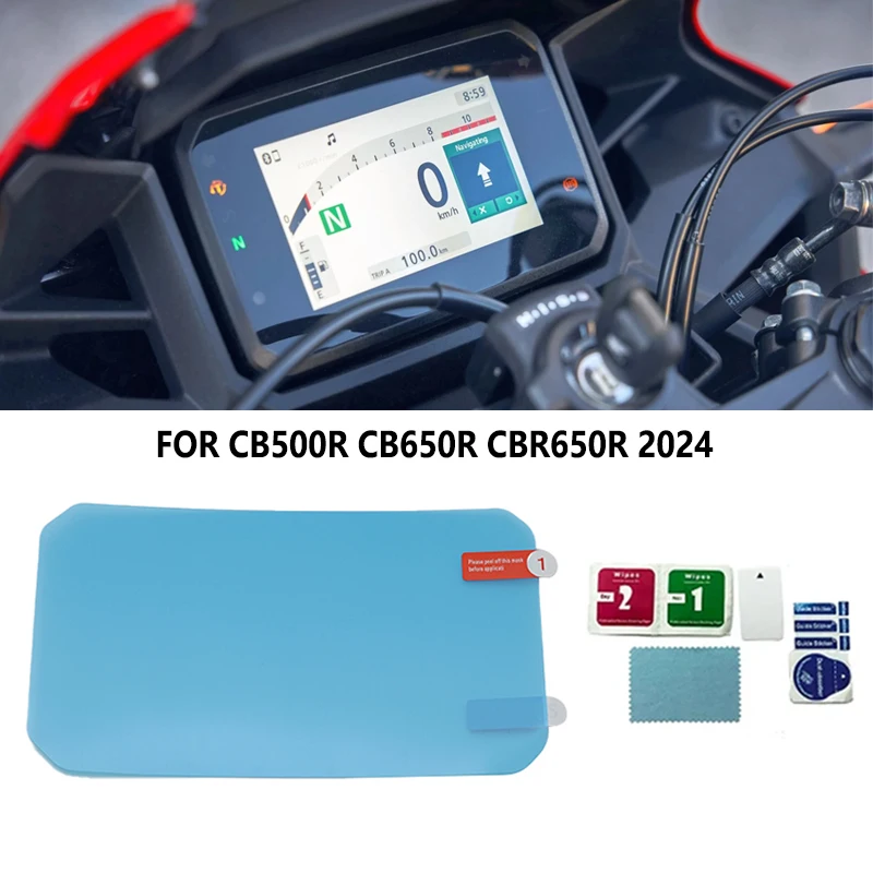 For Honda CB500R CB650R CBR650R 2024 Motorcycle Protection Instrument Film Scratch Cluster Screen Dashboard Accessoires